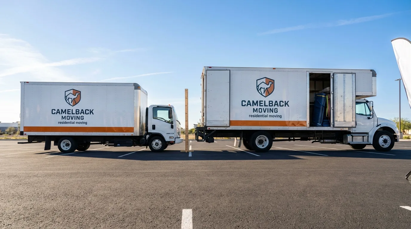 Moving truck size capacity guide in Waite Park